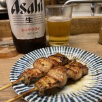 カブト - 蒲焼き　暑い夏、ビールにうなぎ串　最高！！！