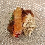 Sushi Kurofune - 蟹と白瓜　蟹酢ジュレ