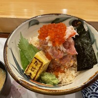 銀座 鮨 たじま - 海苔で巻いて食べるとまた格別