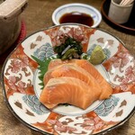 函館食堂 SHANSHAN - サーモンの刺身