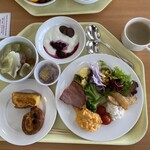 wakayamamari-nashithihoteru - ハイジ作の朝食セット、やや洋風なりね(^_-)