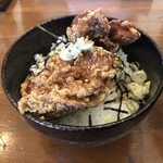 Yamaarashi Tenjoutenge Ryuuga Dokuson - ミニザンギ丼（350円）