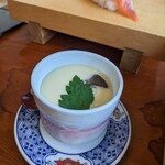 力寿司 - 単品で茶碗蒸し