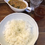 ラッフルズ カリー - 野菜と豚のキーマカレー850円