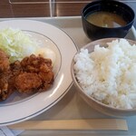 てんてこまい - 鶏唐揚げ定食500円