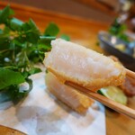 池下料理店 オオツボ - ホタテは半レア♪