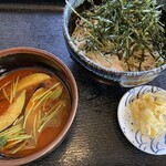 Soba Dokoro Kakiya - 肉盛りゴマ汁