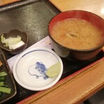 九絵 - 金目鯛の味噌汁