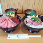 Shimizukou Minami - 特選天然南まぐろ丼の大盛りと極上！まぐろたたき丼