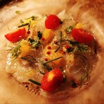 トラットリア タンタボッカ - 鮮魚のカルパッチョ　1700円