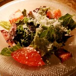 トラットリア タンタボッカ - 豚タンとベーコンのサラダ　1500円