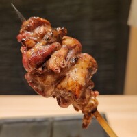 焼鳥 鐡 - ハツモト 香ばしく、ボリューミーで美味しい～て、叫んだ(笑)