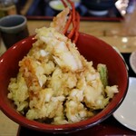 魚のてっぺん - 伊勢海老天丼