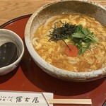 冨士屋 - 明太子の卵とじうどん