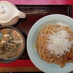 ラーメン 山岡家 - えび塩つけ麺（大盛）
