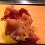 鮨処寿司大 - 赤貝(旬魚のおまかせ一貫おまけ)2013．9