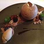 レストラン マノワ - モンブランと栗のアイス♥