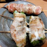 串市 - トマト肉巻きとピーマンチーズ肉巻き\(//∇//)\