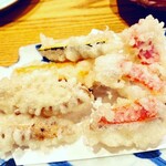 季節料理 いちい - 天ぷら盛り合わせ