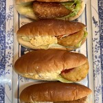 ずんちゃんパン - 昭和のハムカツパン・ハッシュ玉子・白身魚のフライパン