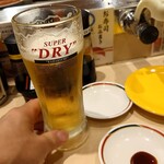 寿しのむさし - 生ビール 202308