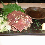 筑前屋 - レバテキ刺し