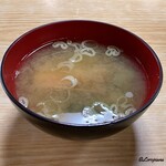 きん寿司 - 海老の味噌汁