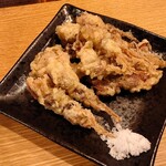 ざわさん - 舞茸と稚鮎の天ぷら450円
