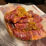 仙台牛焼肉　と文字 - ハラミ