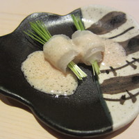 匠 すし昂 - かわはぎの芽ねぎロール