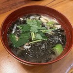 鮨処いちい - 岩のリ味噌汁