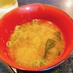 ITSUKI - ランチ
                      ラムハンバーグ定食　味噌汁