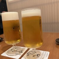 日本料理 空海 別亭 - キリンラガー生中　@600