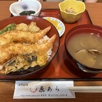 魚あら - 天丼1540円