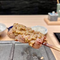 焼鳥 鐡 - 鴨 マスタードのせ