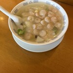 中華飯店 康楽 - 海老そば　大盛