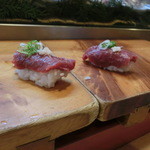 つかさ鮓 - ≪２０１３年９月≫＜握り＞馬刺し。