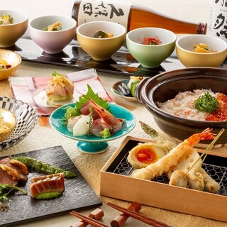 享受當季食材，選擇宴會套餐！