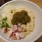 中華そば やま福 - 限定　あわび肝の和え玉