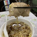 香楽園 - 半ラーメン　チャーシュー