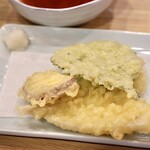 おしどり寿司 - 天ぷら３種