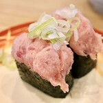 おしどり寿司 - ねぎとろ軍艦