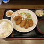 Washokudokoro Nekoya - 豚ヒレタレカツ定食　800円