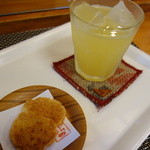 江戸政寿司 - 飲み物ときなこカフェ製のラスク！（ランチ握り）