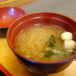 江戸政寿司 - みそ汁！（ランチ握り）はおまけ程度と考えましょう＾＾