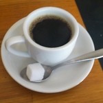 食後のデミタスコーヒー