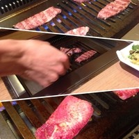 力飯店 - まずはお手本の焼き方を習って自分で焼き焼き～