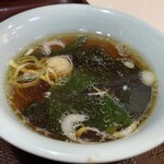 Takadate - 『チャーハン(スープ付)』のスープ