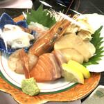 割烹民宿 めぐろ - 刺身盛り