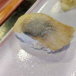 中乃見家 - ヒラメ昆布締め　ノリ入り